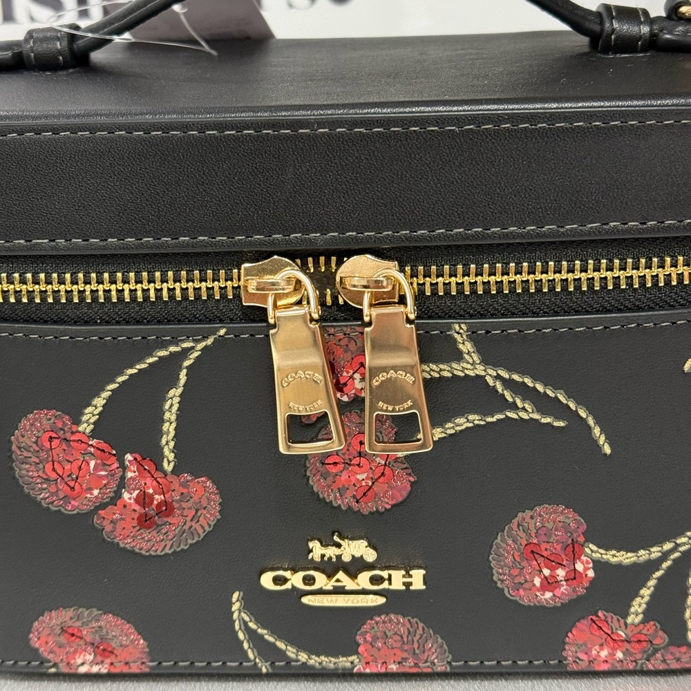 COACH Cosmetic Bags & Cases  cherry print pattern - Picture 2 of 11